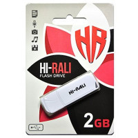 USB флеш накопичувач Hi-Rali 2GB Taga Series White USB 2.0 (HI-2GBTAGWH)