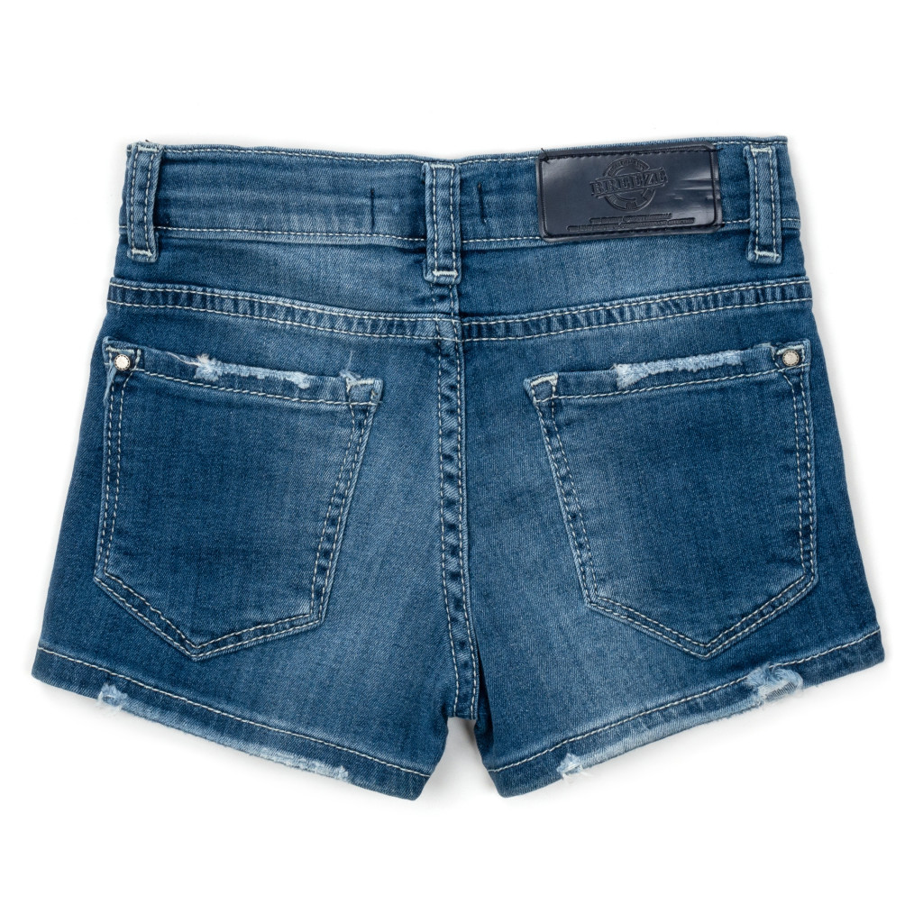 Шорти дитячі Breeze джинсові з перлинками (20164-128G-blue) Шорти дитячі Breeze джинсові з перлинками (20164-128G-blue)