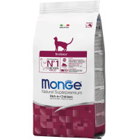 Dry food for cats Monge Cat Indoor with the taste of chicken and rice 400 g (8009470005104)