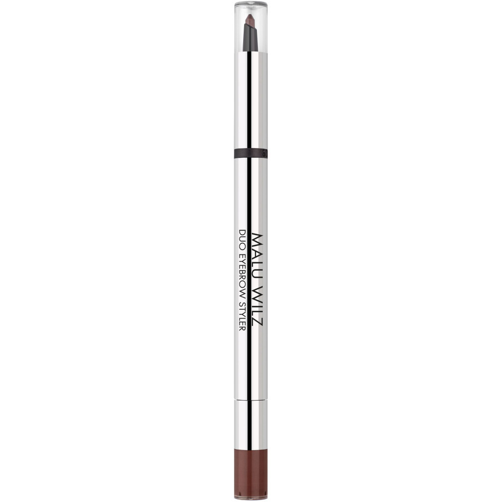 Олівець для брів Malu Wilz Duo Eyebrow Styler 08 - Dark Brown (4043993438685)