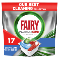 Tablets for dishwashers Fairy Platinum Plus All in One Fresh Herbal Breeze 17 pcs. (8006540728772)