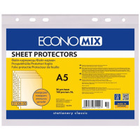 File Economix A5 30 μm orange, 100 pieces (E31104-50)