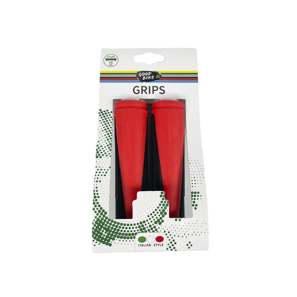 Гріпси Good Bike "DOUBLE" 2 шт 130 мм Red (88146R-IS)
