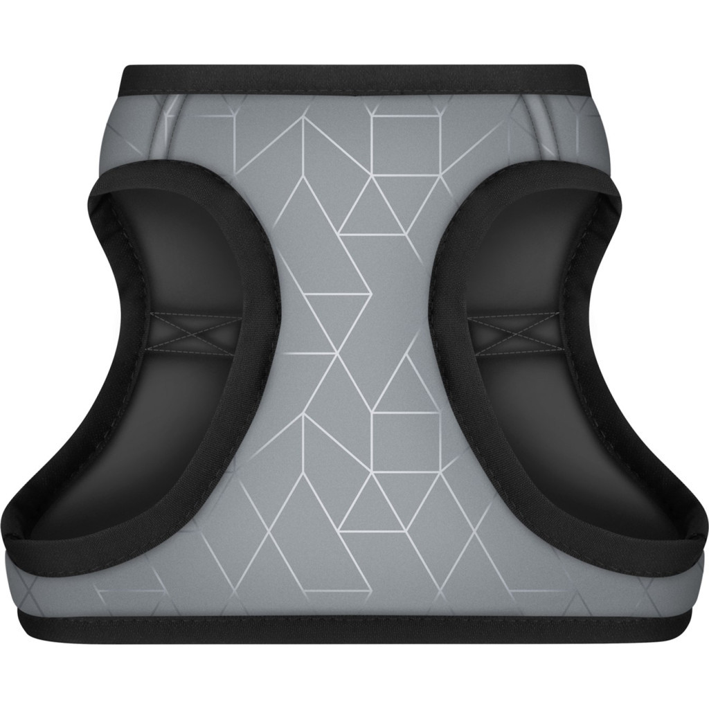 Шлея для собак WAUDOG Clothes з QR-паспортом ХS2 сіра (2927) Шлея для собак WAUDOG Clothes з QR-паспортом ХS2 сіра (2927)