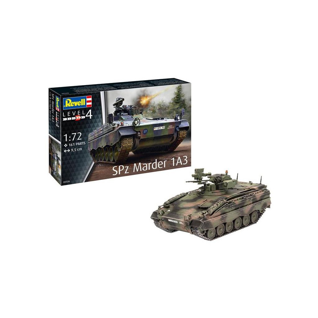 Збірна модель Revell Танк Marder 1A3 рівень 4, 1:72 (RVL-03326)