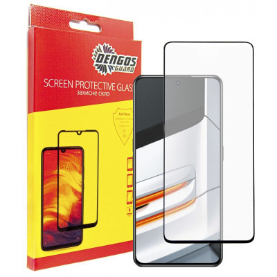 Скло захисне Dengos Full Glue Realme GT Neo 3 (black) (TGFG-300)