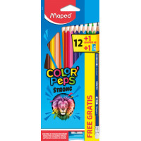 Colored pencils Maped STRONG X12 + 1 graphite. pencil + 1 pencil (MP.862723)