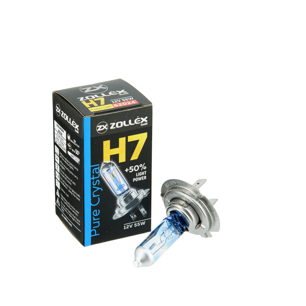 Автолампа Zollex H7 12V 55W Pure crystal (2862024)
