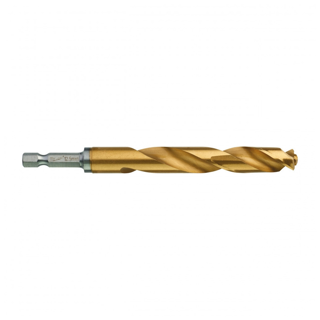 Свердло Milwaukee по металу RedHEX HSS-G TiN, 12,5мм (48894728) Свердло Milwaukee по металу RedHEX HSS-G TiN, 12,5мм (48894728)