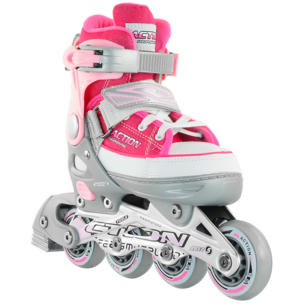 Роликові ковзани Action Anny Рожеві 29-32 (PW-126B-13-2PINK/29-32)