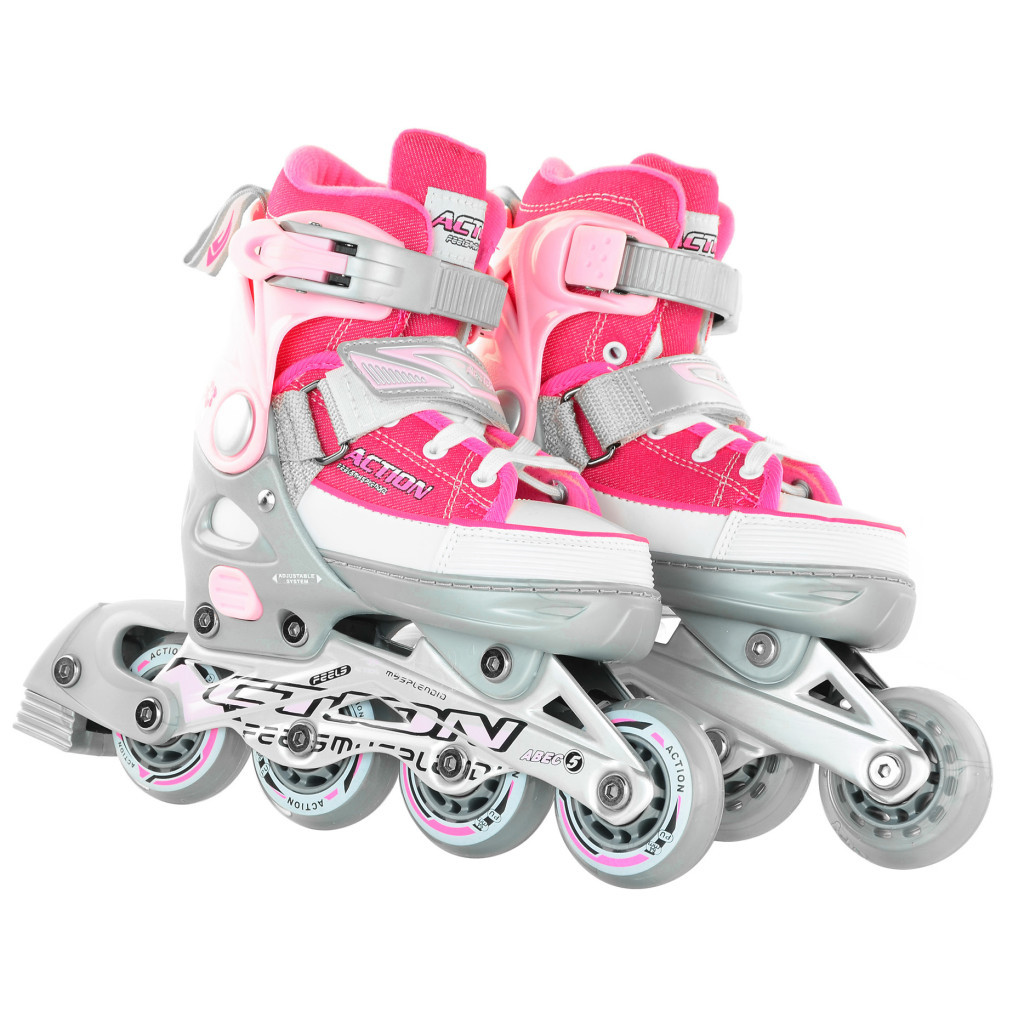 Роликові ковзани Action Anny Рожеві 29-32 (PW-126B-13-2PINK/29-32)