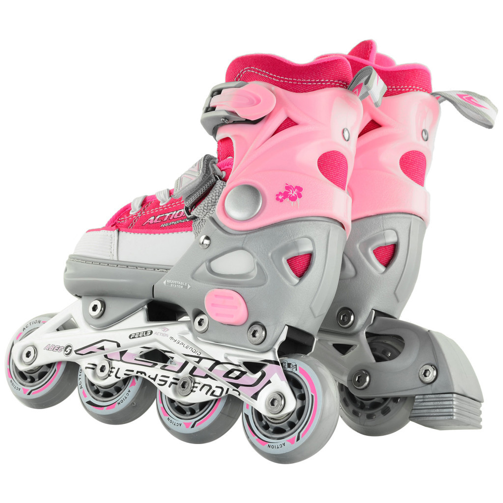 Роликові ковзани Action Anny Рожеві 29-32 (PW-126B-13-2PINK/29-32)