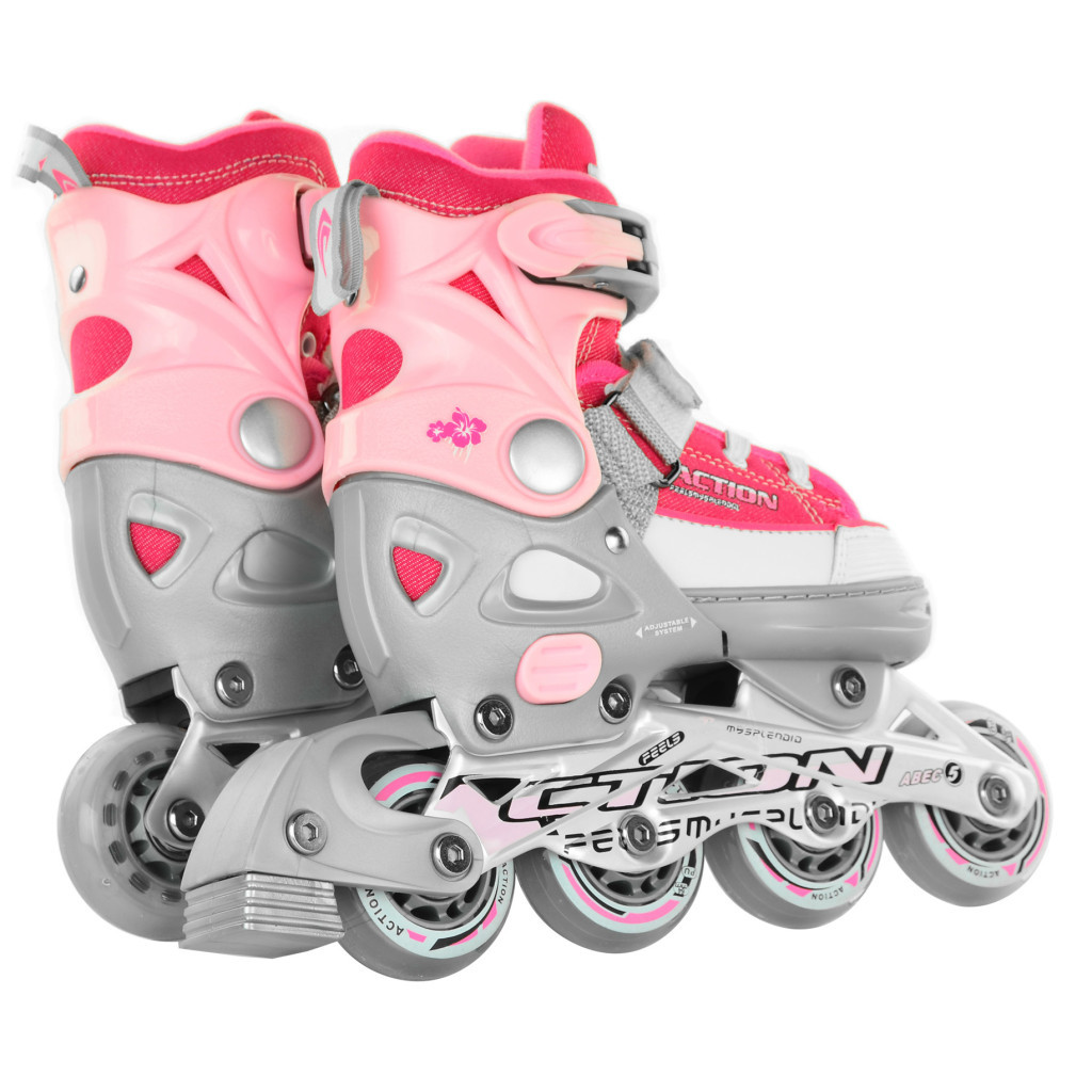 Роликові ковзани Action Anny Рожеві 29-32 (PW-126B-13-2PINK/29-32)