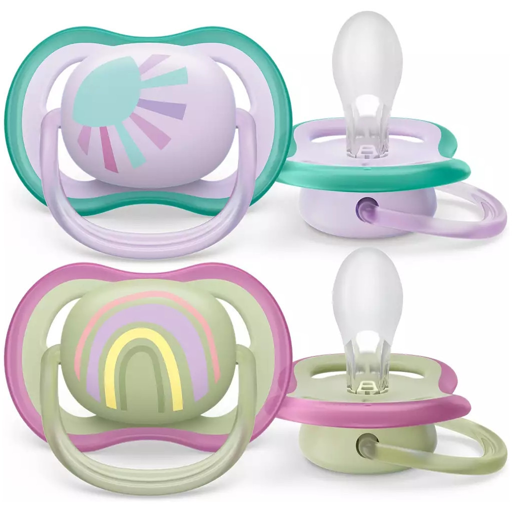 Пустушка Philips AVENT Ultra Air, 0-6 міс. 2 шт (SCF085/59)