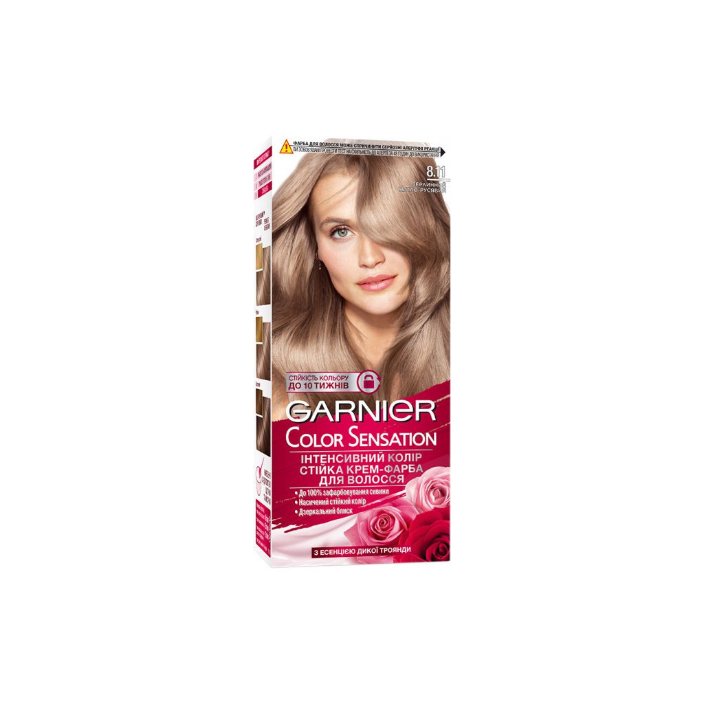Фарба для волосся Garnier Color Sensation 8.11 - Перлинний світло-русявий 110 мл (3600542482738)