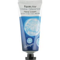 Hand cream FarmStay Visible Difference Hand Cream Collagen With collagen 100 g (8809338560079)