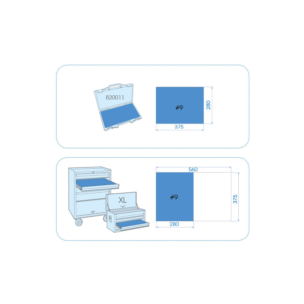 Набір інструментів KING TONY 1/2" - 1/4" подовжених ударних, Е-головки, трищітка (9-7540MR) Набір інструментів KING TONY 1/2" - 1/4" подовжених ударних, Е-головки, трищітка (9-7540MR)