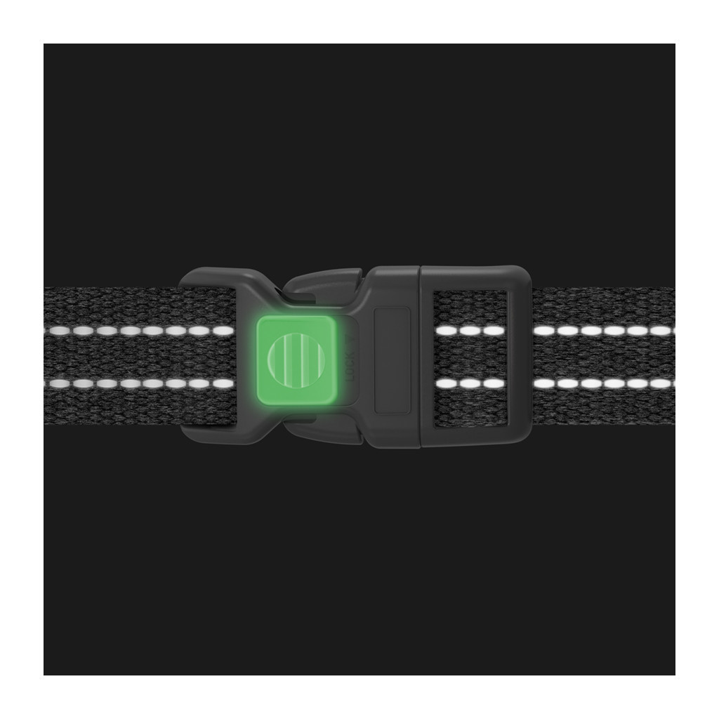 Шлея для собак WAUDOG Н-подібна Re-cotton з QR паспортом, світловідбивна S синя (259112)