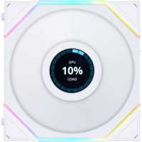 Кулер до корпусу Lian Li Reverse TL LCD 120-1, White Cooler (G99.12RTLLCD1W.00)