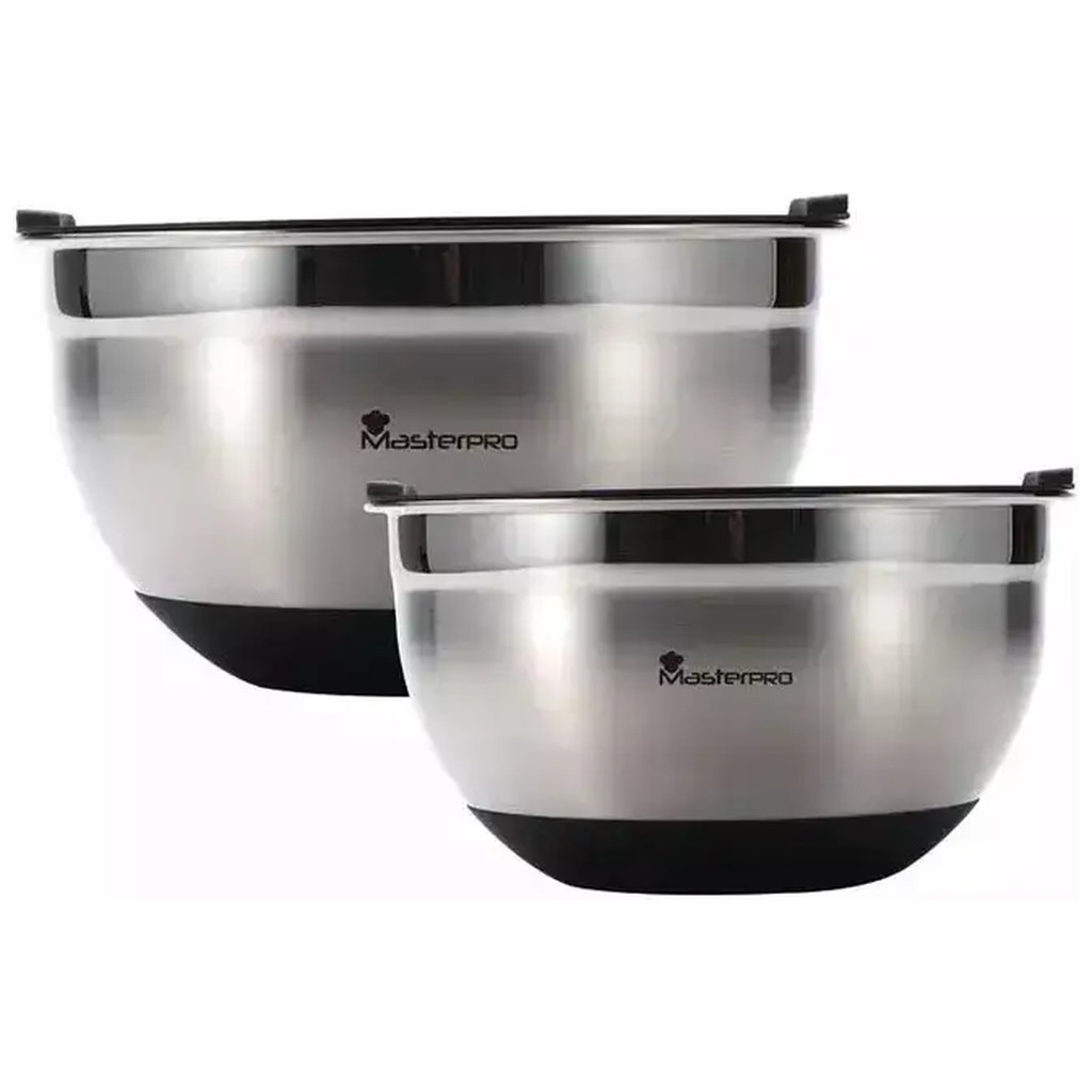 Миска MasterPro Foodies collection набір 2 шт з кришками 20/24 см (BGMP-1553)