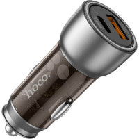 Зарядний пристрій HOCO NZ8 USB-A/Type-C Brown (6931474782700)