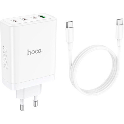 Зарядний пристрій HOCO N31 White (6931474784186)