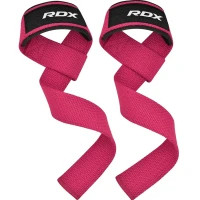 Wrist straps RDX W1 Gym Single Strap Pink Plus (WAN-W1P+)
