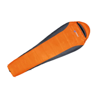 Спальний мішок Terra Incognita Siesta Long 400 R жовтогарячий/сірий (4823081501718)
