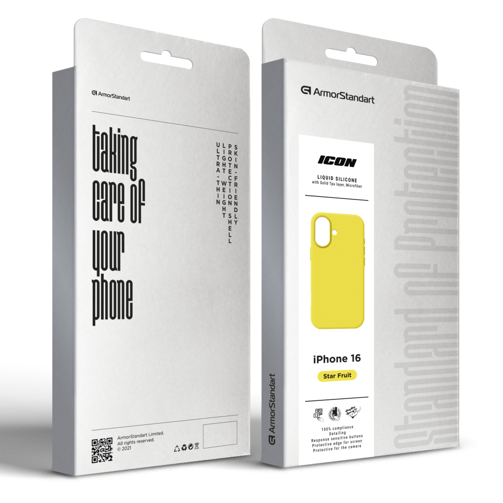 Чохол до мобільного телефона Armorstandart ICON2 Case Apple iPhone 16 Star Fruit (ARM81300) Чохол до мобільного телефона Armorstandart ICON2 Case Apple iPhone 16 Star Fruit (ARM81300)