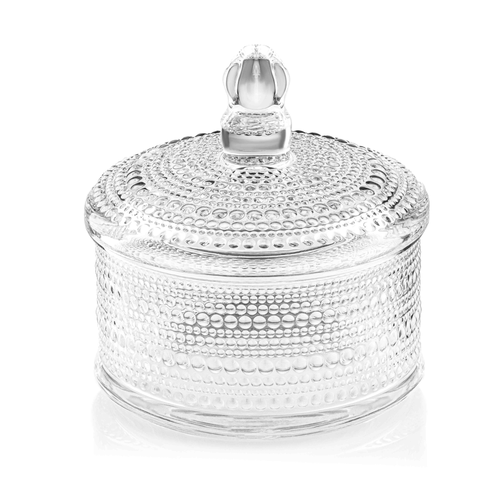 Цукорниця Ardesto Verbena, 12.5 х 15 см, скло, прозорий (AR5020)