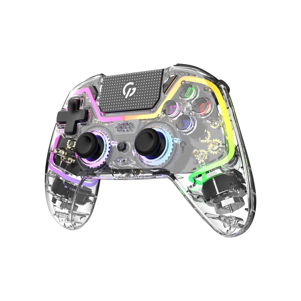 Геймпад GamePro GPS13T BT 5.3/USB/PC/iOS/Android/PS3/PS4 RGB Transparent (GPS13T)