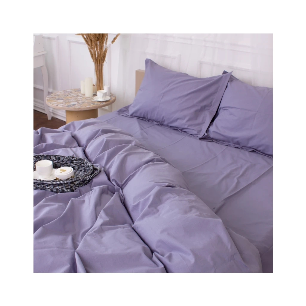 Постільна білизна MirSon Poplin Line 056 Smoky 110x140 (2200006277361)