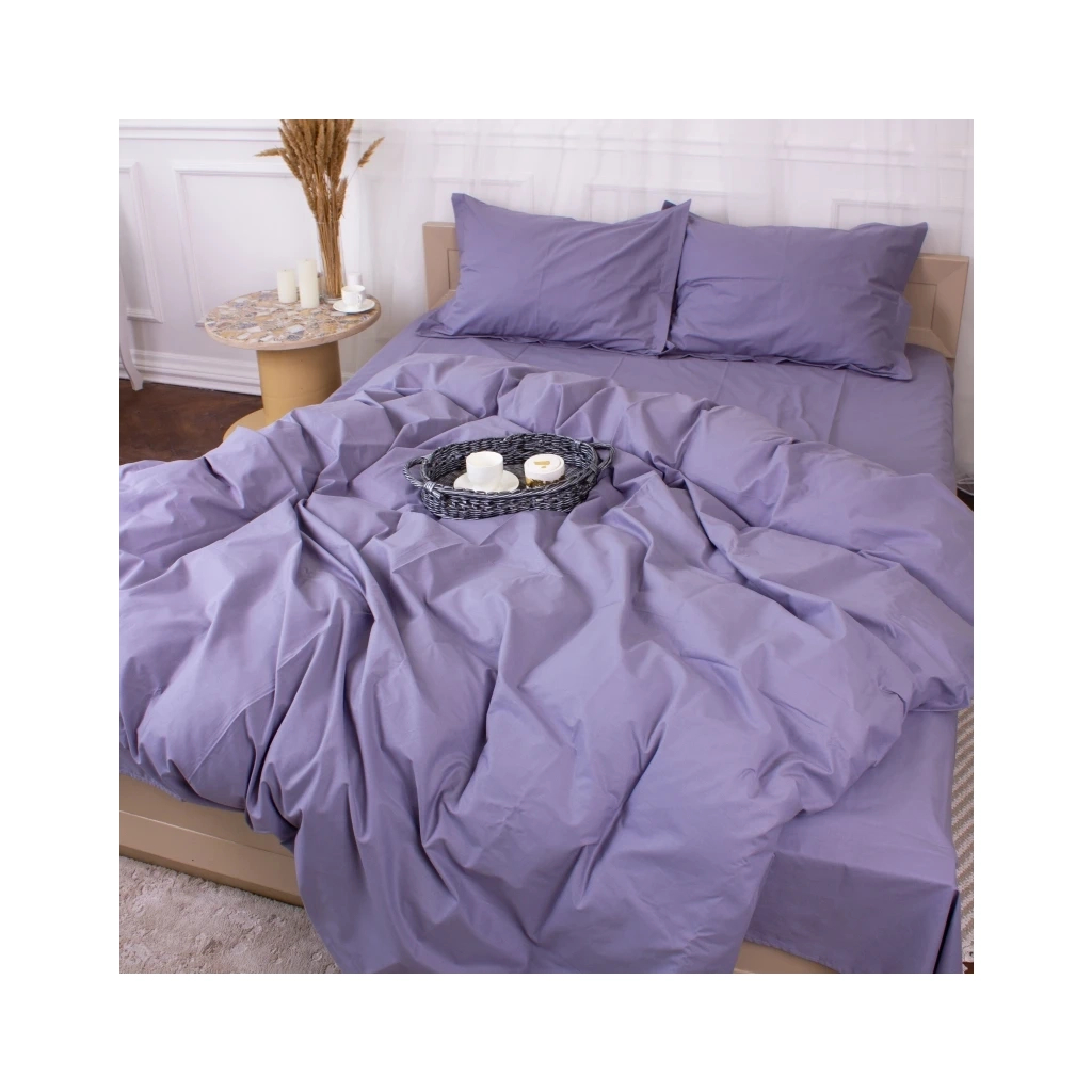 Постільна білизна MirSon Poplin Line 056 Smoky 110x140 (2200006277361)