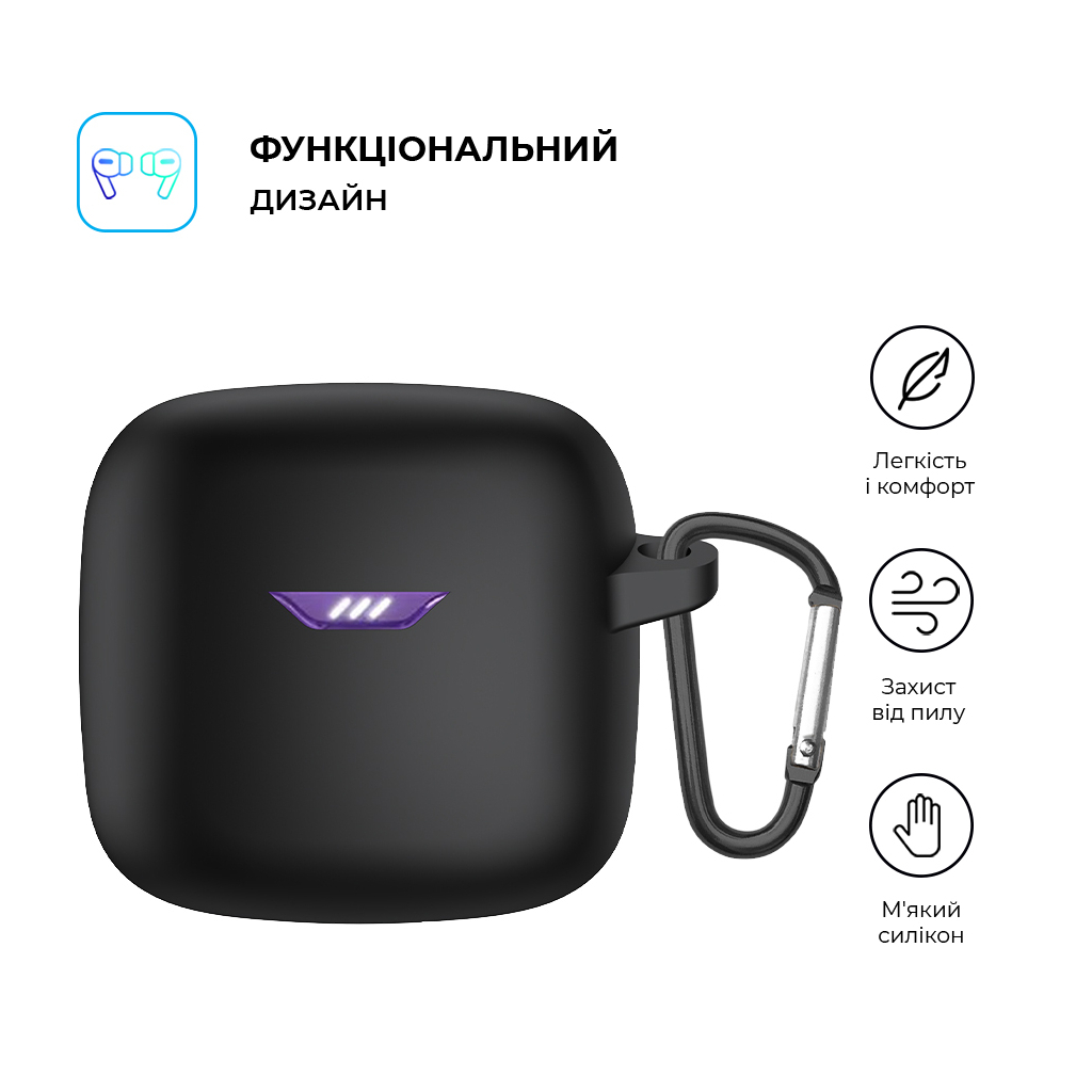 Чохол для навушників Armorstandart Hang Case для JBL Tune FleX Black (ARM79919) Чохол для навушників Armorstandart Hang Case для JBL Tune FleX Black (ARM79919)