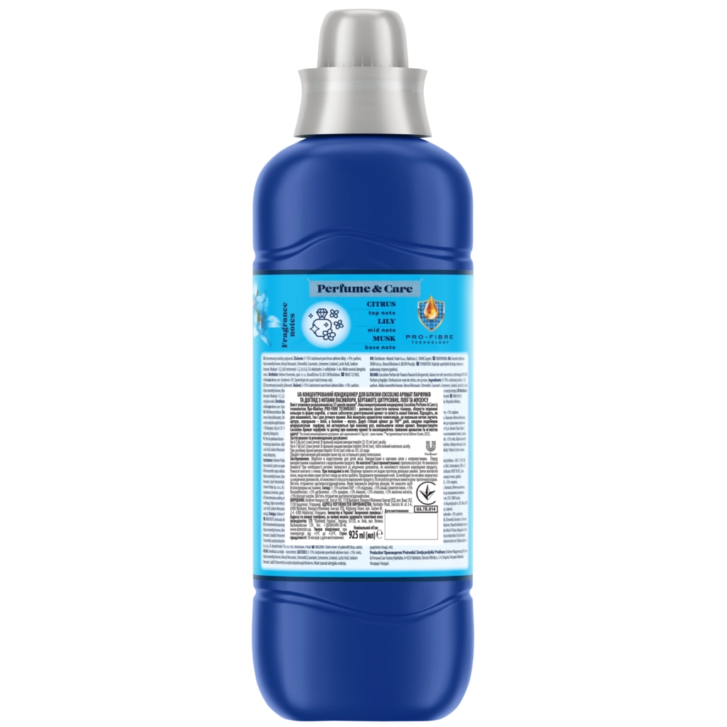 Кондиціонер для білизни Coccolino Perfume & Care Passion Flower&Bergamot 925 мл (8720181409677)