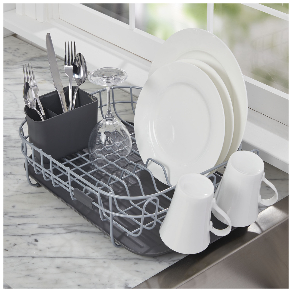 Сушарка для посуду KitchenAid Sinkware 44 x 31 x 16,5 см сірий (KEG197OSGR)