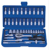 Set of tools Standard in a case 1/4" 46 pcs. (ST-1446)