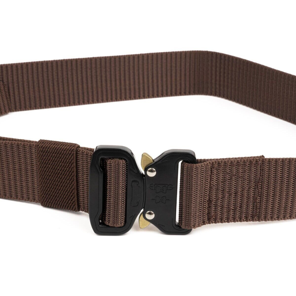 Ремінь Vintage Чоловічий текстильний Коричневий (20338)