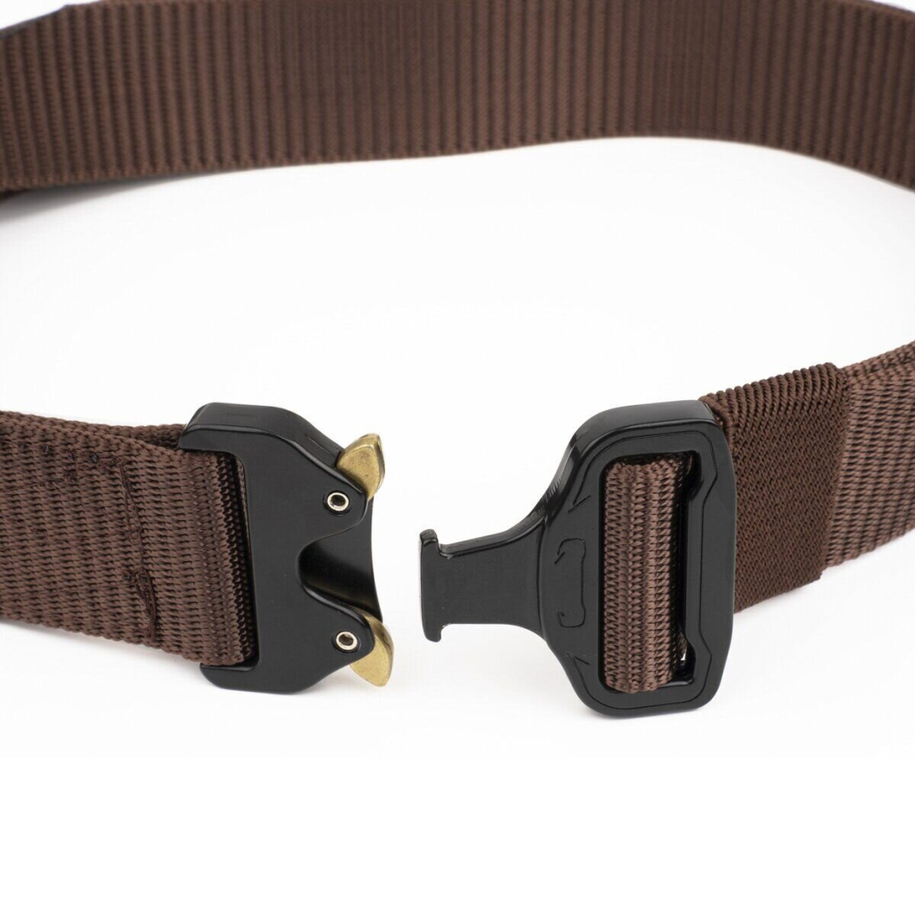 Ремінь Vintage Чоловічий текстильний Коричневий (20338)