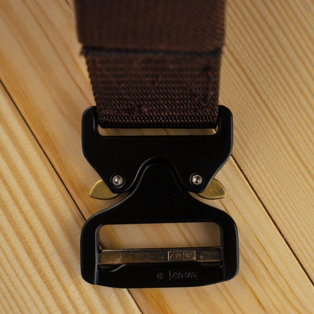Ремінь Vintage Чоловічий текстильний Коричневий (20338)