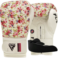 Боксерські рукавички RDX FL-6 White 8 унцій (BGR-FL6W-8oz)