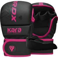 Рукавички для MMA RDX F6 Matte Pink Plus XS/S (GSR-F6MP-XS/S+)