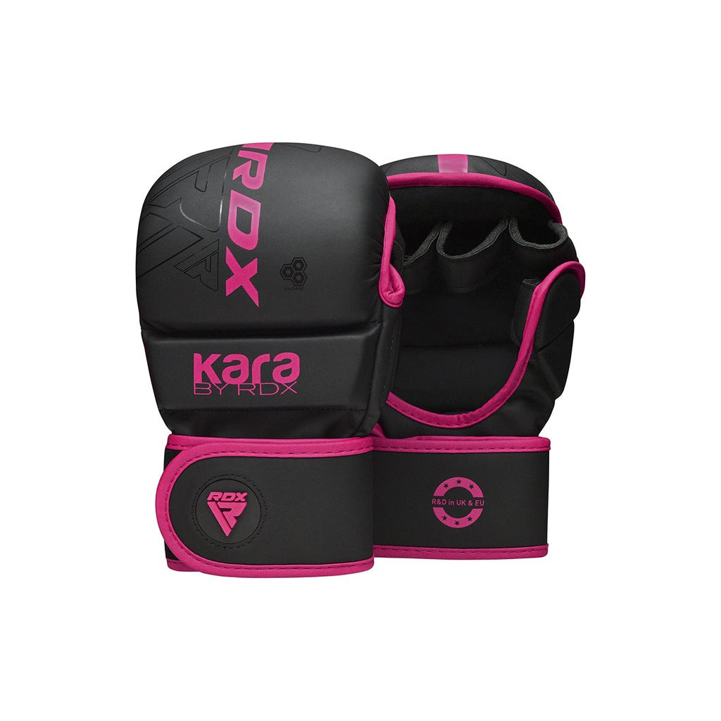 Рукавички для MMA RDX F6 Matte Pink Plus XS/S (GSR-F6MP-XS/S+) Рукавички для MMA RDX F6 Matte Pink Plus XS/S (GSR-F6MP-XS/S+)