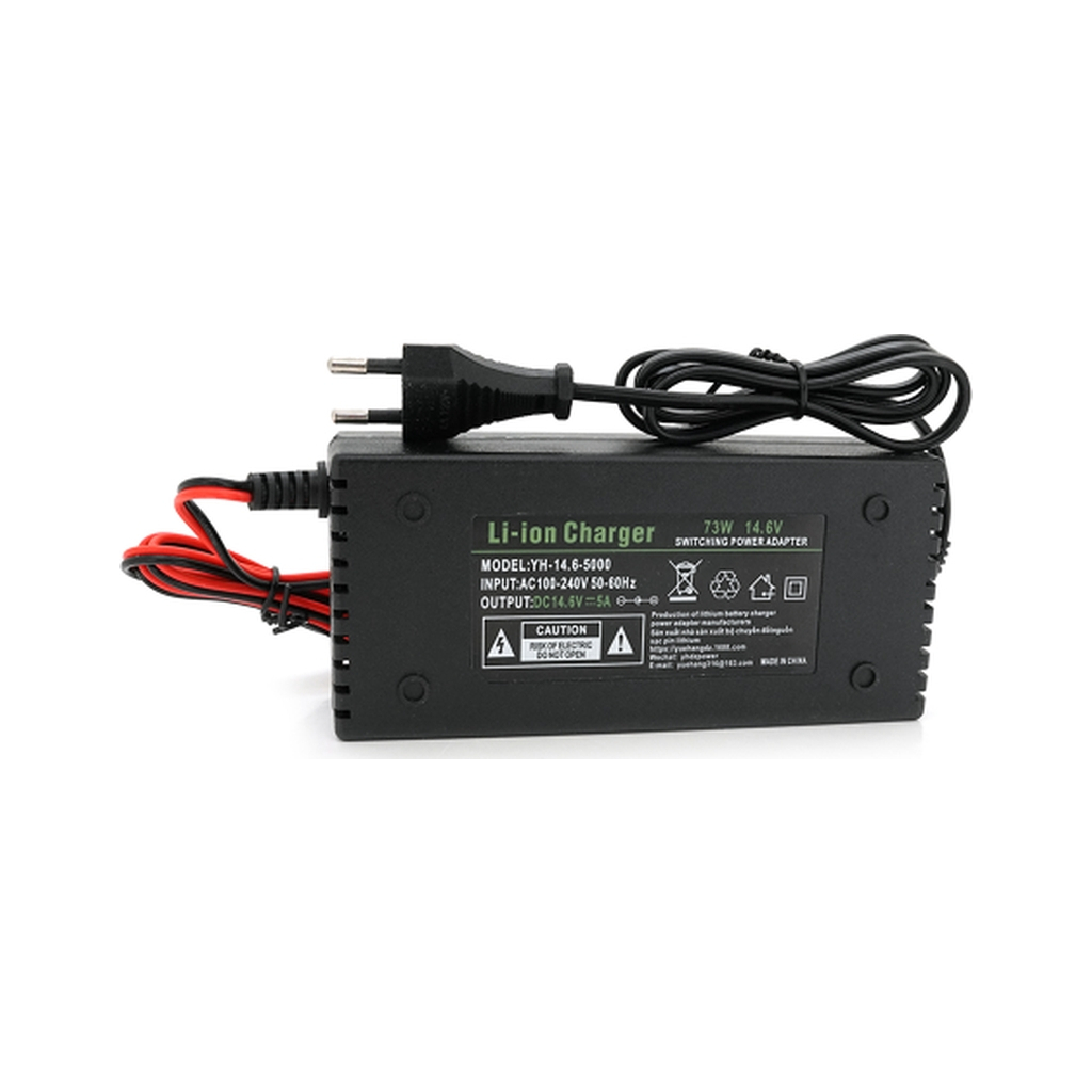 Мережевий зарядний пристрій для АКБ Voltronic LiFePO4 14.6V,4S,5A (YT-CKS-14650)