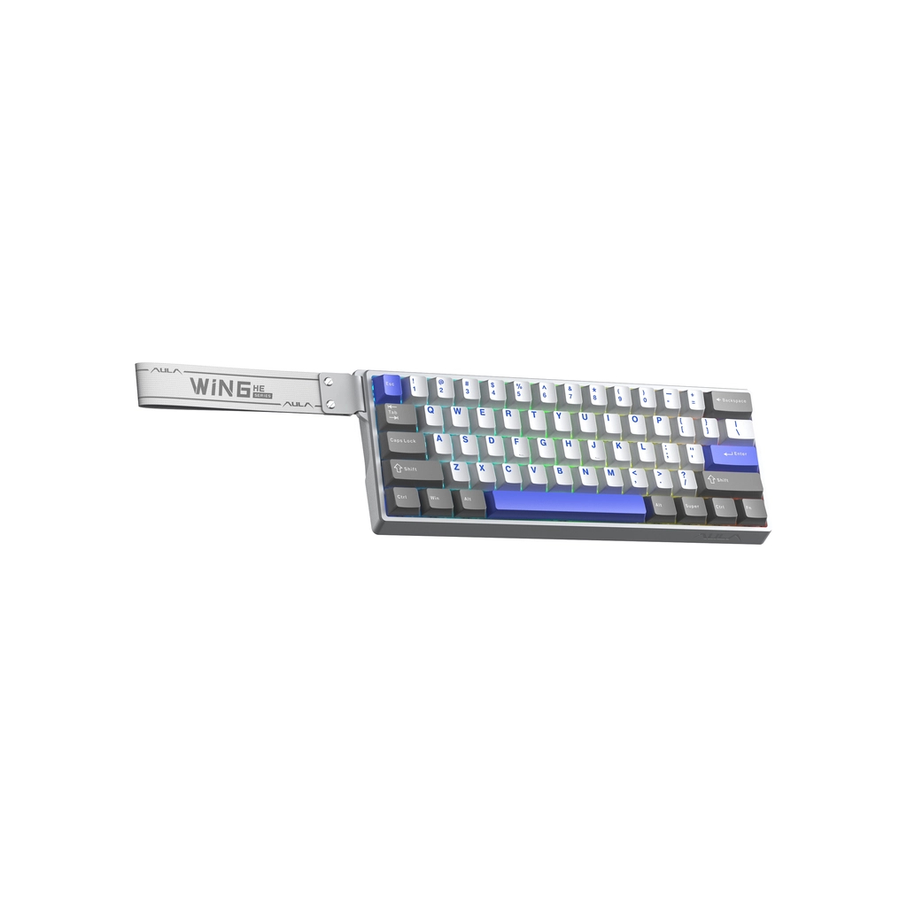 Клавіатура Aula WIN68 HE Max Magnetic Switch USB UA Grey (6978080504081)