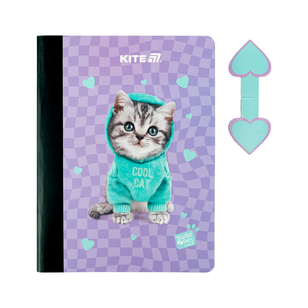 Блокнот Kite з магнітною закладкою Studio Pets А5, 60 аркушів, клітинка (SP25-192) Блокнот Kite з магнітною закладкою Studio Pets А5, 60 аркушів, клітинка (SP25-192)