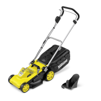 Lawnmower Karcher LMO 3-18 Battery 18V, 34cm, 25-60mm (without battery and battery) (1.445-410.0)