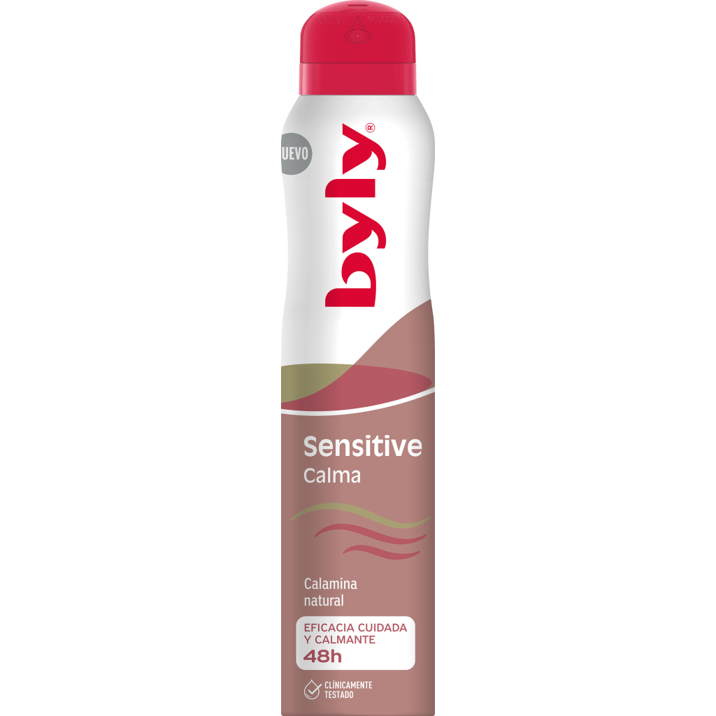 Антиперспірант Byly Calma Спрей з каламіном Захист 48 годин для чутливої та подразненої шкіри 200 мл (8411104047792)