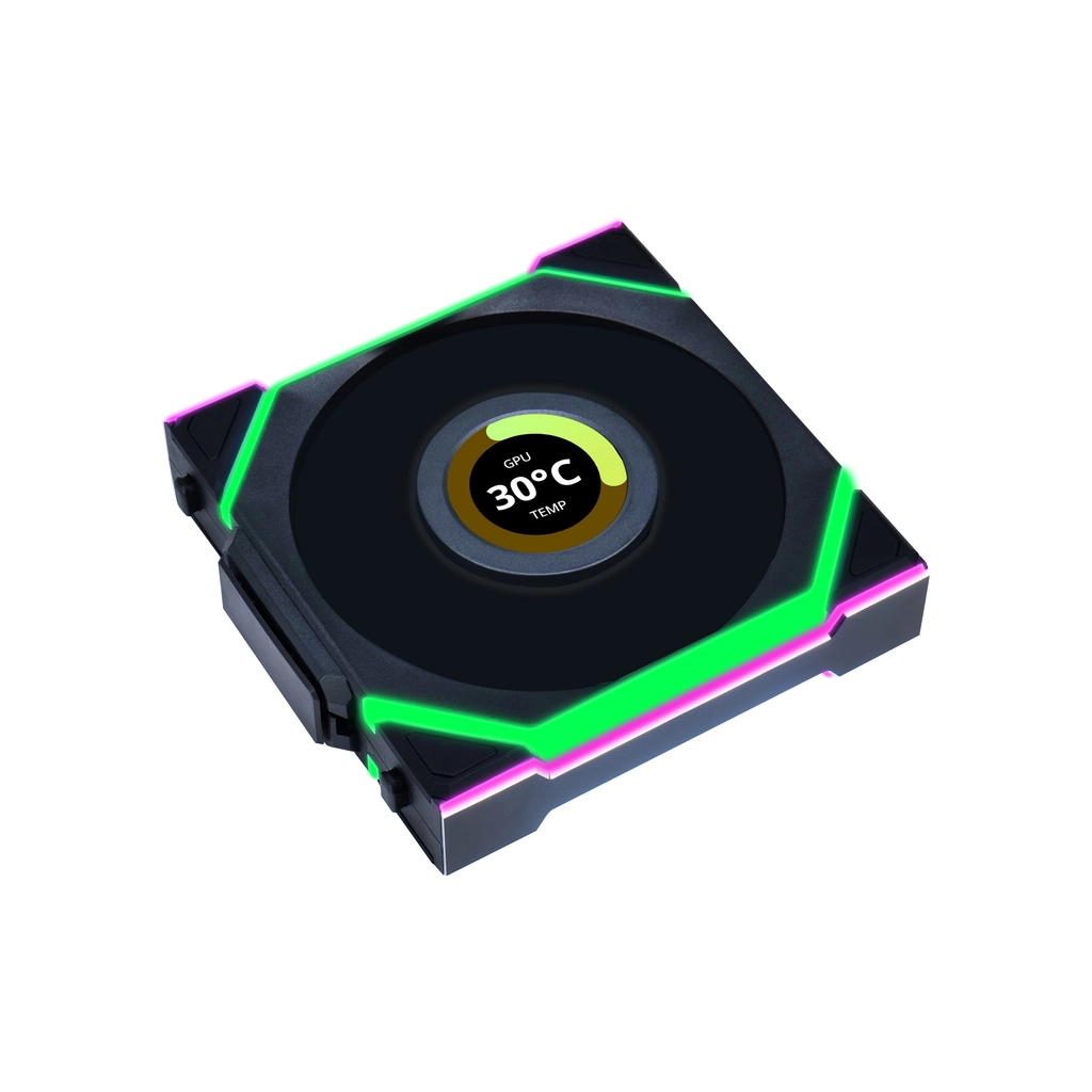 Кулер до корпусу Lian Li Uni Fan SL WIRELESS LCD Reverse, 120-1 (G99.12RSLLCD1W1B.00) Кулер до корпусу Lian Li Uni Fan SL WIRELESS LCD Reverse, 120-1 (G99.12RSLLCD1W1B.00)