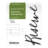 D'Addario Reserve Sax Reed - Soprano Sax #3.0+ - 10 Pack (DIR10305)